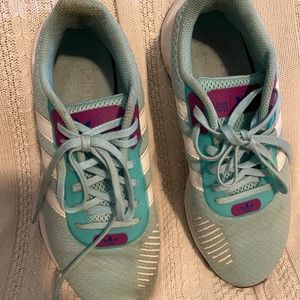 adidas Originals Swift Run RF FW2129 Running Blue Aqua Purple White Womens Size9